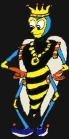la reine des abeilles, Un des multiples personnages du conte de mon père "LE PRE AUX ANGES" pour accéder cliquez